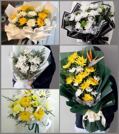 山东青岛平度市店子镇西棉柳村白事花束代送